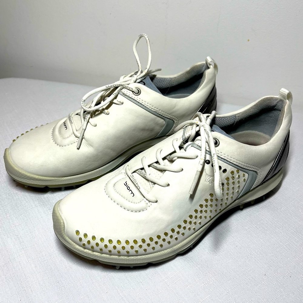 Ecco Golf Biom G2 Hydromax Yak Leather Shoes Size EU 37 US 6.5